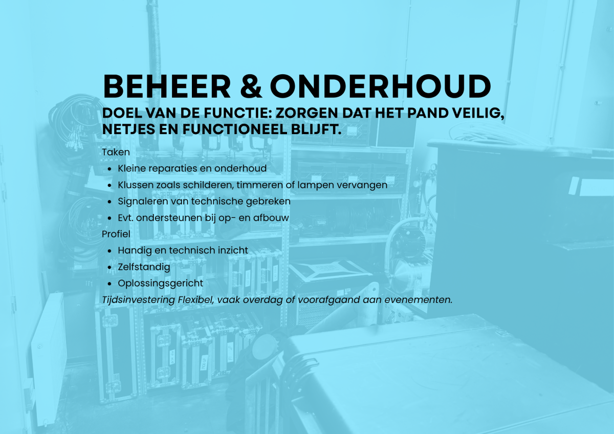 BEHEER & ONDERHOUD